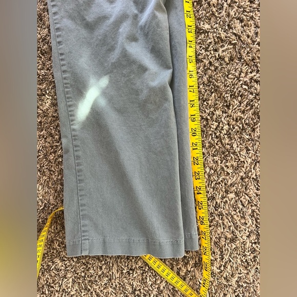 GAP Gray Straight Leg khaki cotton blend Pants women’s size 14 - Picture 6 of 10